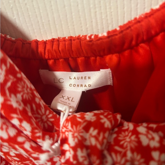 LC Lauren Conrad Tiered Tie Front Sundress - Picture 4 of 5